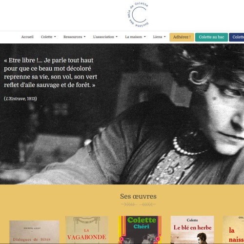 Vignette société des amis de Colette