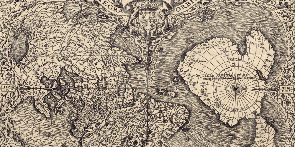 Mappemonde doublement cordiforme d’Oronce Finé