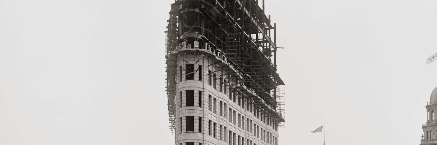 Le chantier du Flatiron Building