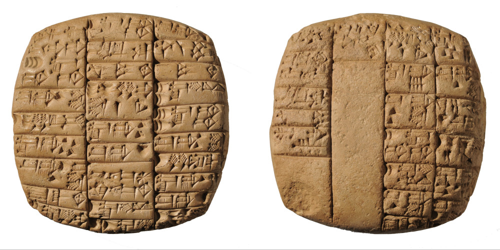 Tablette sumérienne en cunéiforme
