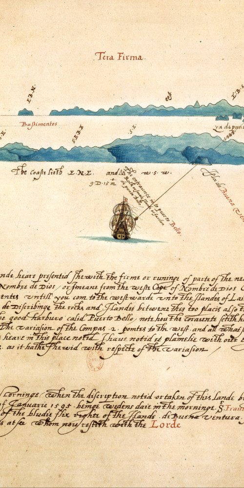 Journal illustré du voyage de Francis Drake aux Indes occidentales