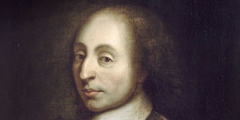 Portrait de Blaise Pascal à mi-corps, de trois quarts à droite