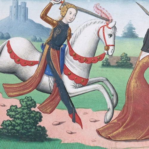 Jeanne d’Arc battant les prostituées