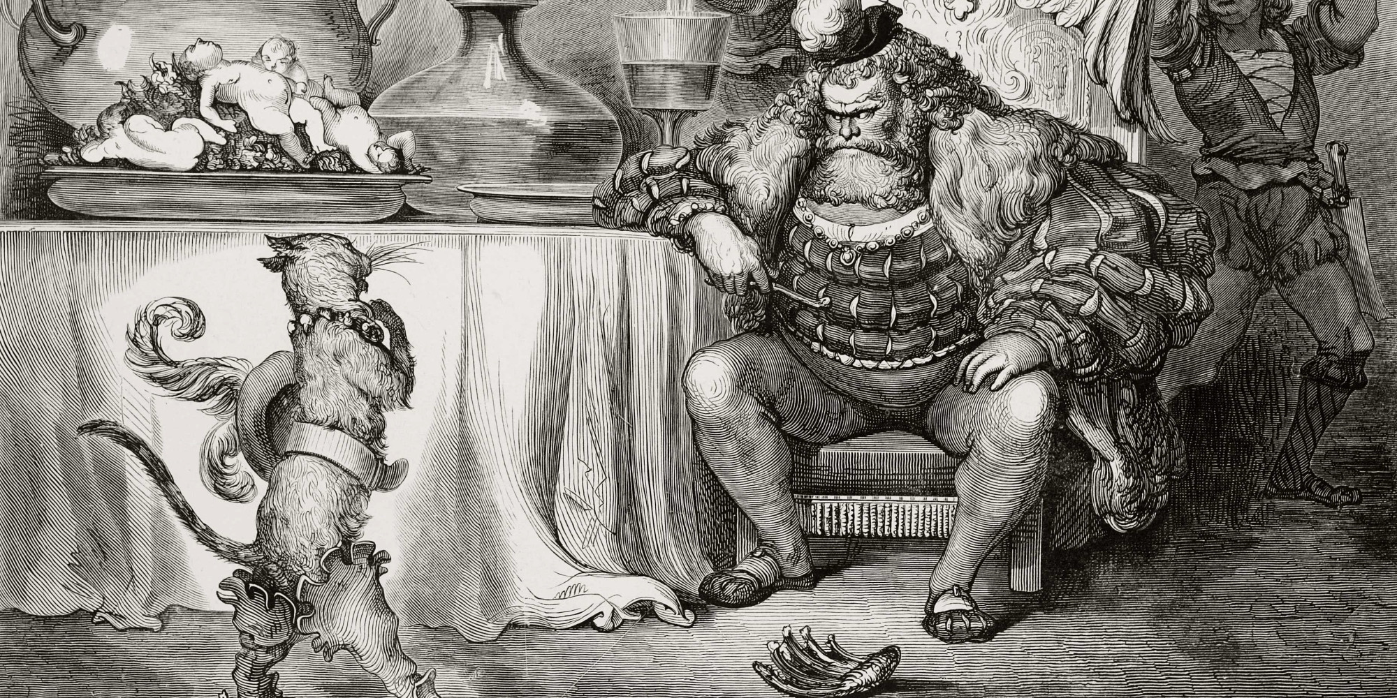 « L’Ogre le reçut aussi civilement que le peut un ogre. » BnF Essentiels