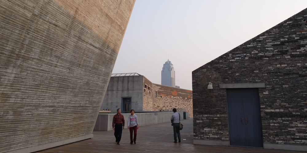 Les toits du musée d'histoire de Ningbo