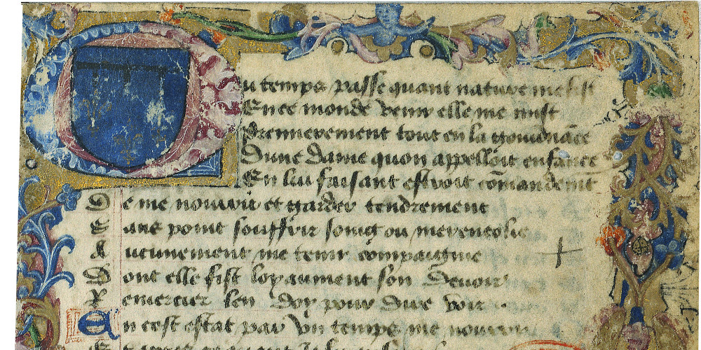 Recueil de poésies de Charles d’Orléans