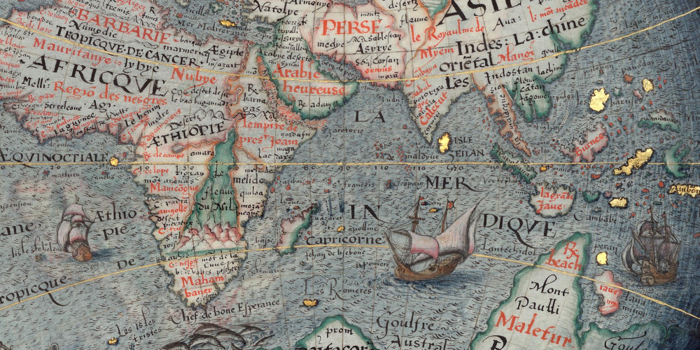 Caravelle portugaise dans l’océan Indien