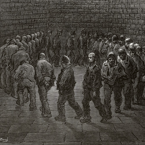 En prison (la promenade des détenus)