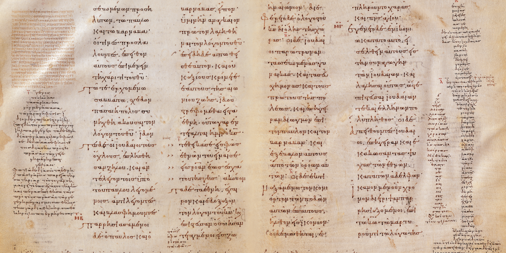 L'alphabet grec, écriture originelle
 