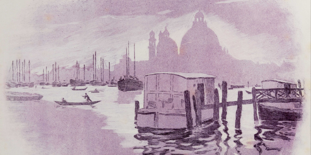 Venise – Un ponton d’embarquement
