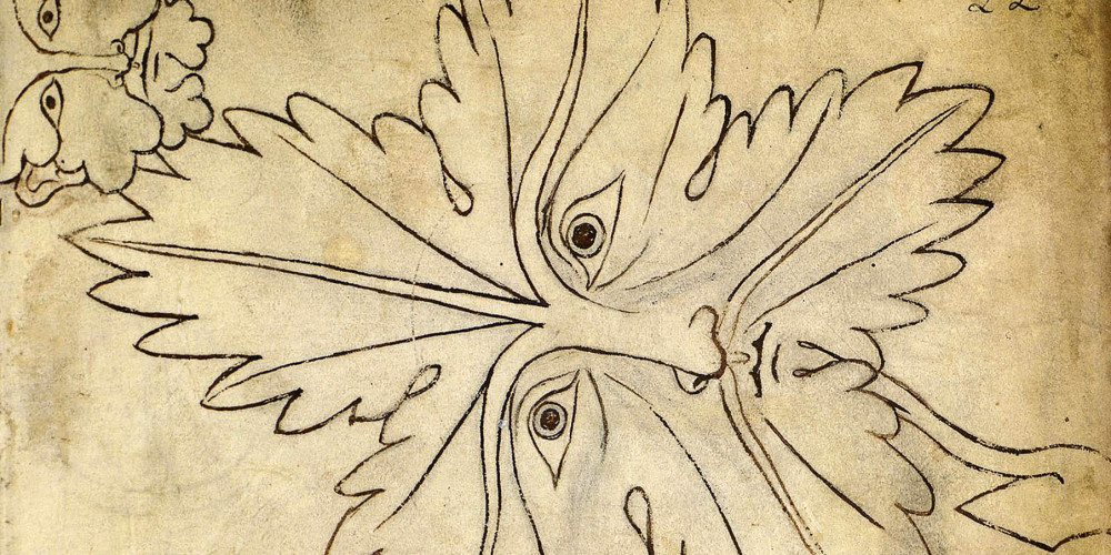 Figures à l’antique et têtes de feuilles