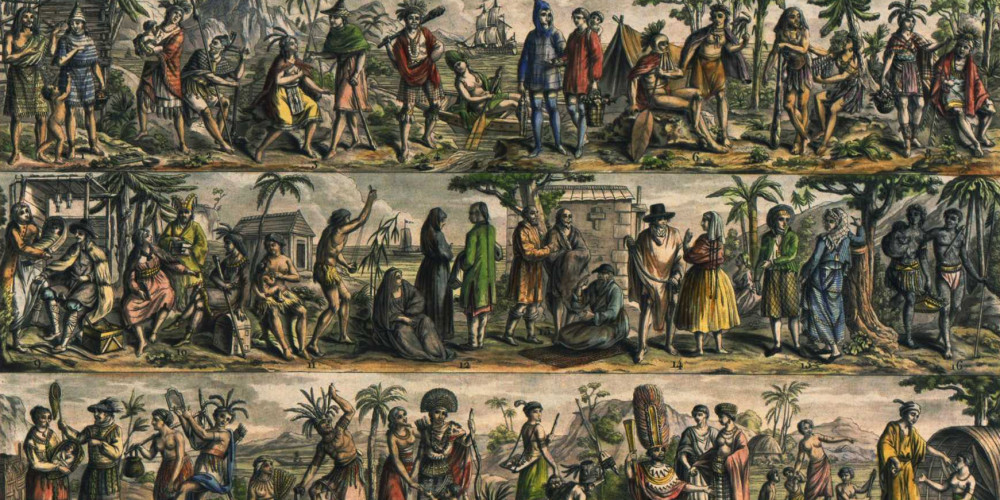 Tableau des découvertes du capitaine Cook et de La Pérouse