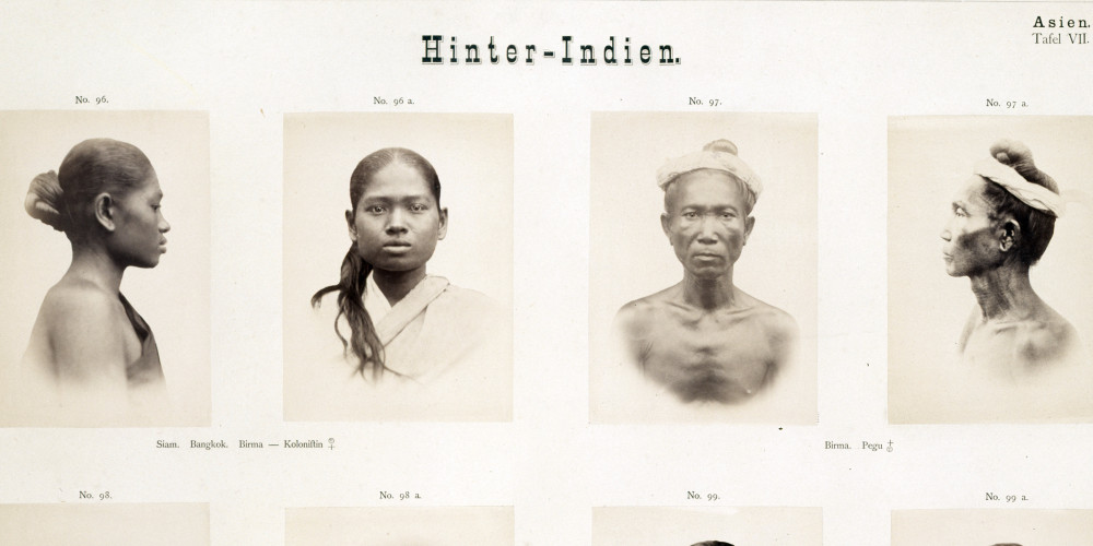 Planche anthropologique de « types » Indiens
