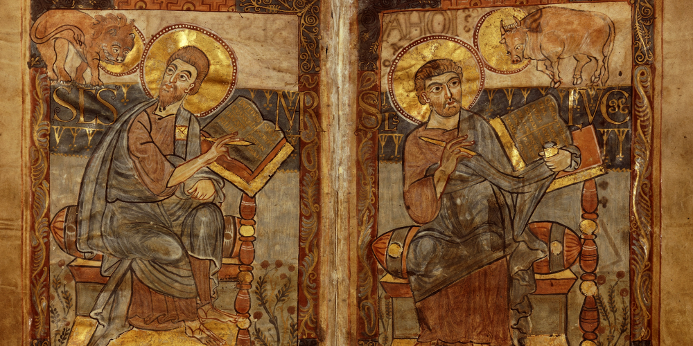 Les évangélistes saint Marc et saint Luc