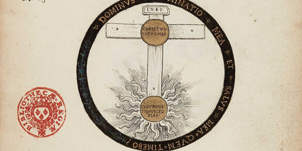 1er rondeau : le symbole de la Croix avec allusions à la vie de François Ier