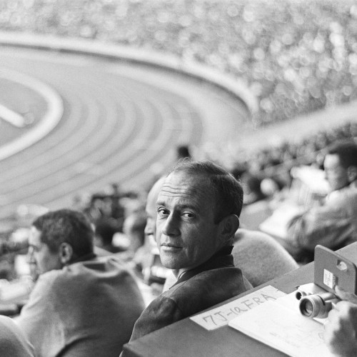 Antoine Blondin aux Jeux olympiques de Tokyo en 1964