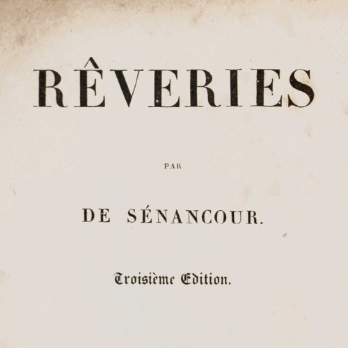 Rêveries. 3e édition