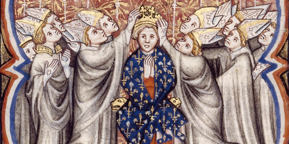 Sacre de Philippe Auguste, le roi capétien (1179)