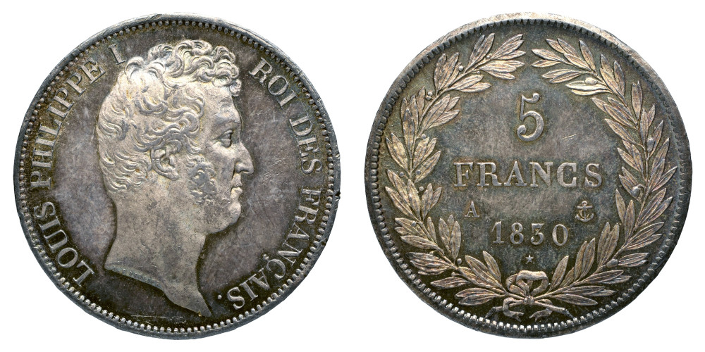 Pièce de cinq francs de Louis-Philippe