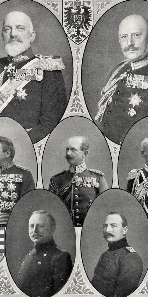 Helmut J. L. von Moltke et d’autres responsables militaires de l’Empire allemand