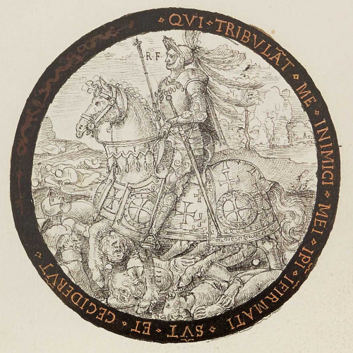 4e rondeau : François Ier chevauchant sur le champ de bataille de Marignan