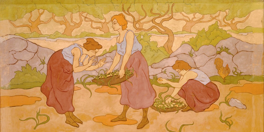 Trois Femmes à la récolte