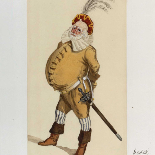 Falstaff (Maurice Sand) dans La Jeunesse d’Henry V