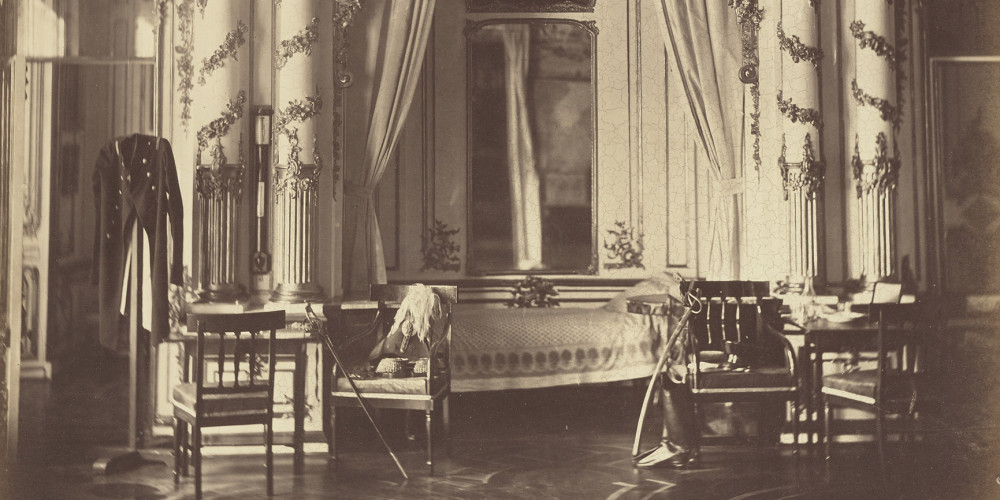 Palais de Tsarskoé-Sélo. Chambre à coucher de l’empereur Nicolas Ier. Tome I, planche 4"