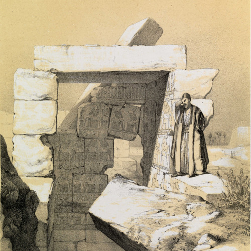 La chapelle des Ancêtres avant son enlèvement, mai 1843