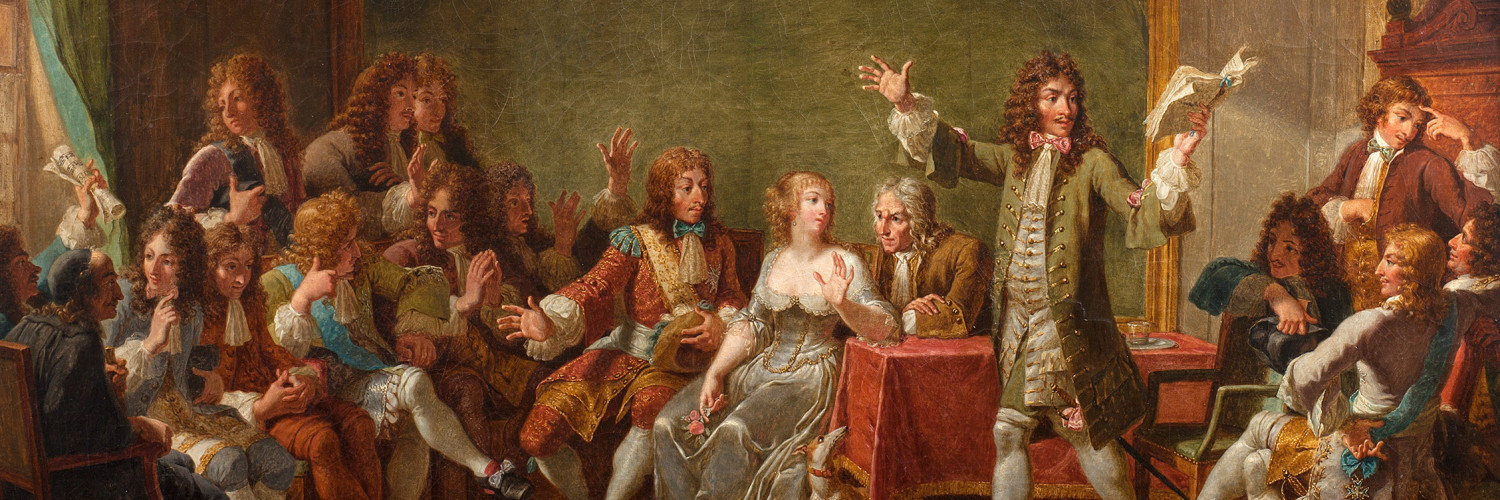 Nicolas André Monsiau, Molière lisant Tartuffe chez Ninon de Lenclos, 1802