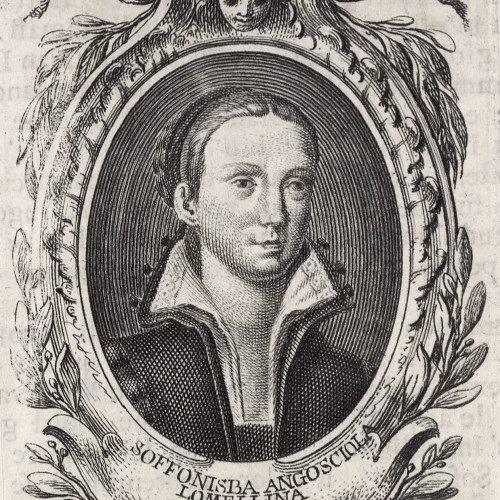 Portrait gravé de Sofonisba Anguissola