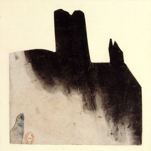 Silhouette d’un donjon et d’une tour