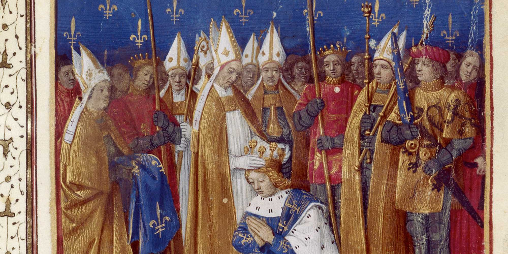 Sacre de Charles VI à Reims en 1380