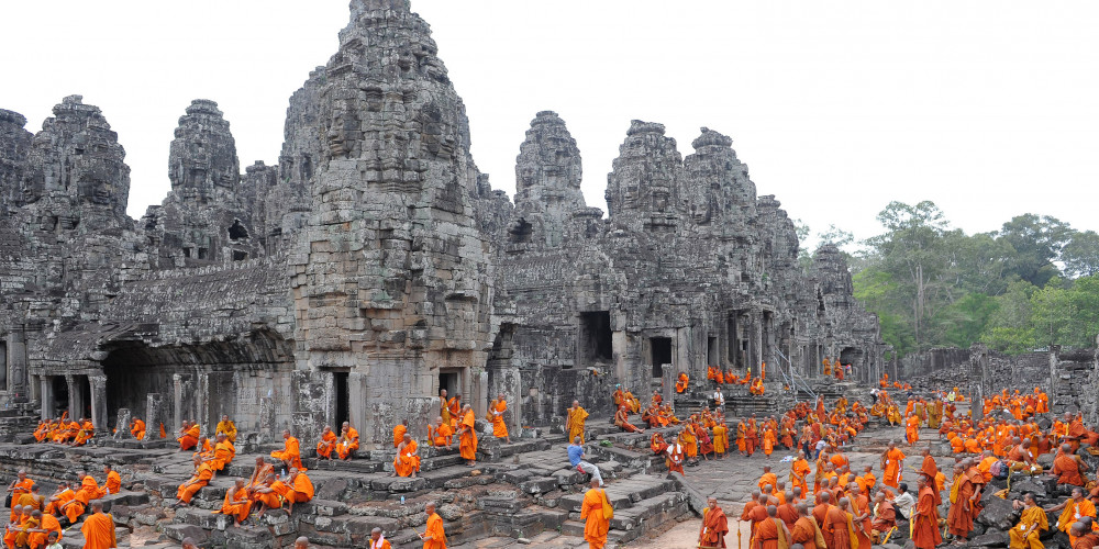 Le Temple de Bayon au Cambodge