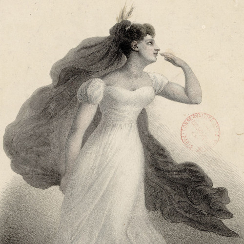 Miss H. Smithson in the caracter of Ophelia