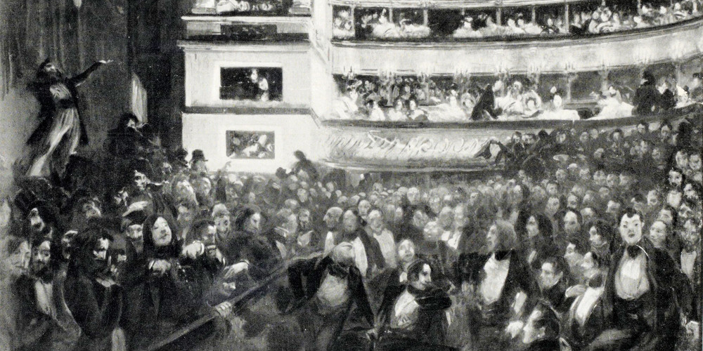 La première représentation d’Hernani à la Comédie Française