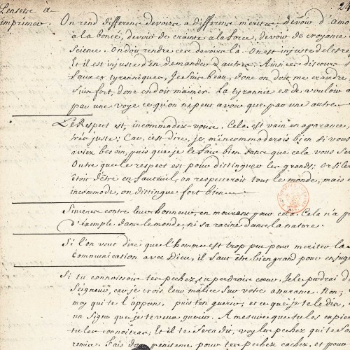 Blaise Pascal, Pensées à imprimer