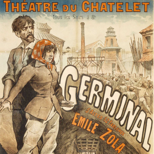 Affiche de Germinal au théâtre du Châtelet