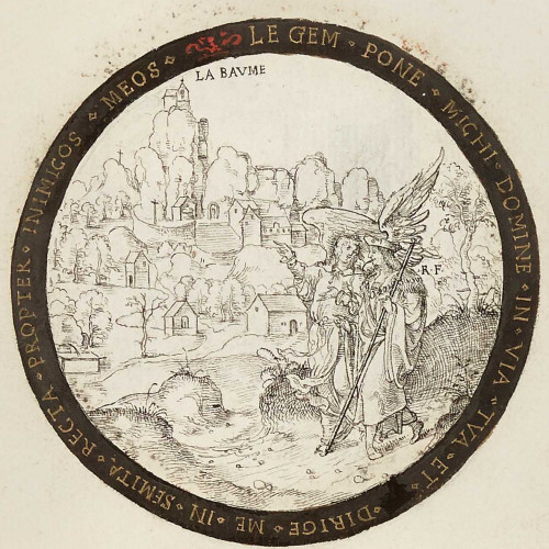 17e rondeau : Un ange invite François Ier à prendre le chemin de la Baume