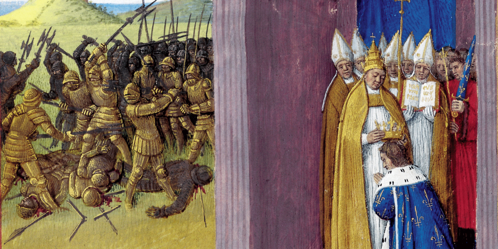 Bataille de Laon et couronnement de Pépin le Bref