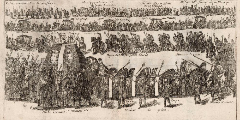 La Pompe funèbre de Louis XIV, surnommé le Grand, Roy de France et de Navarre