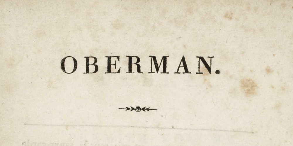Oberman. Édition originale