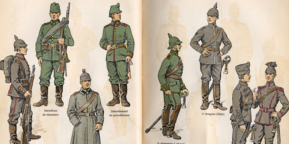 Les nouveaux uniformes gris de l’armée allemande