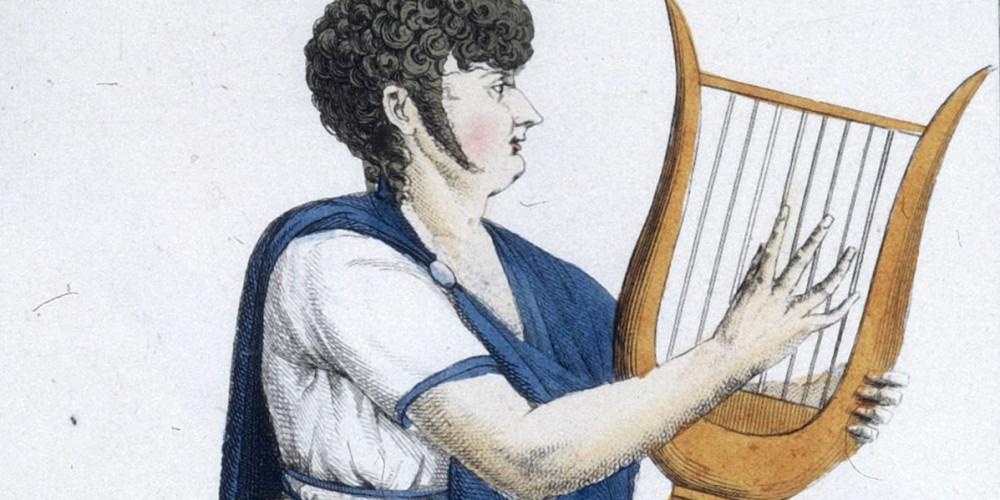 Orphée et Eurydice, opéra de Gluck et Moline : costume de Louis Nourrit (rôle d'Orphée)