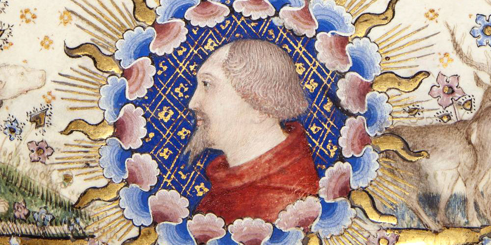 Page du livre d'heures de Gian Galeazzo Visconti