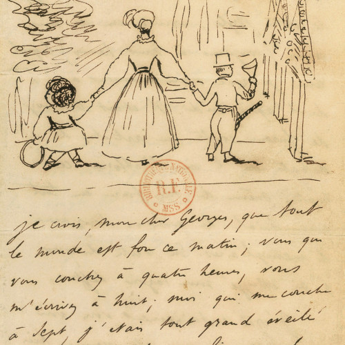 Lettre de Musset à George Sand, 28 juillet 1833