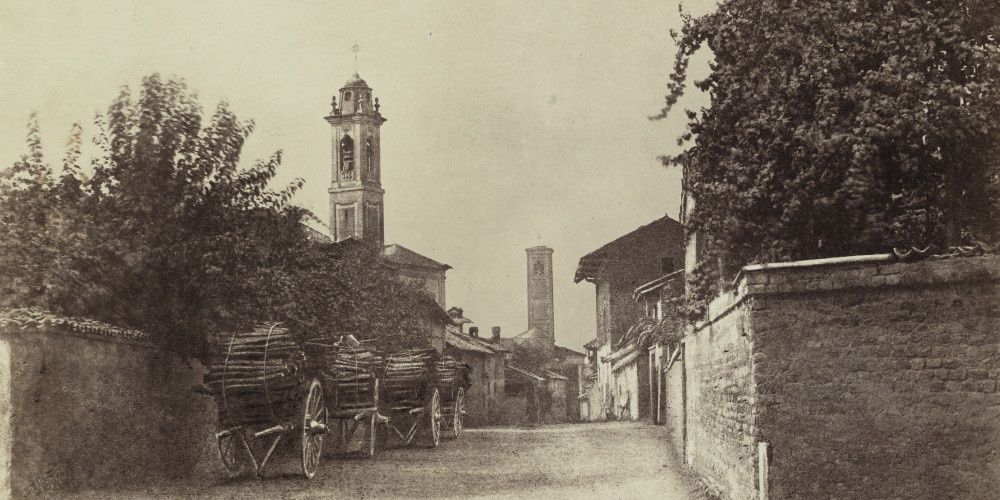 Une rue de Malegnano, enlevée par les français après la victoire de Magenta