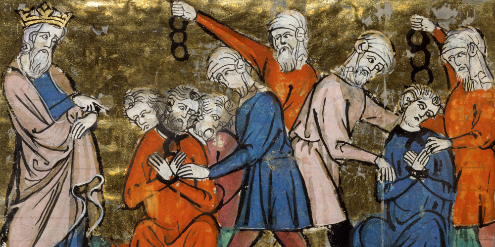 Deuxième croisade : Saladin et des prisonniers chrétiens
