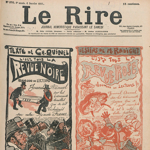 « Revue noire, Revue rose », Le Rire, n°270