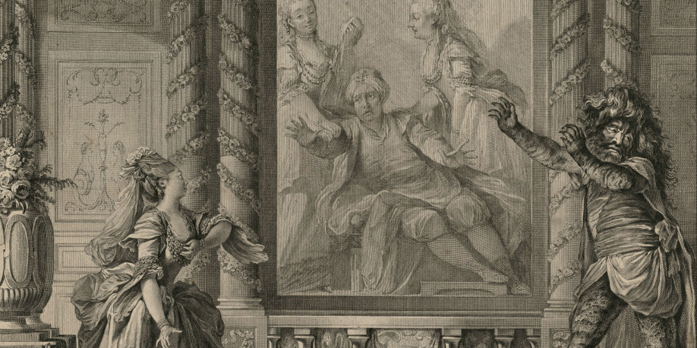 Scène du « Tableau magique » dans Zémire et Azor de Grétry, 1771